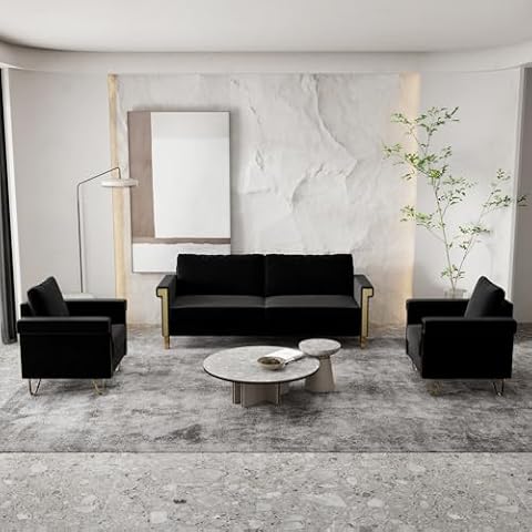 ReyTinn Velvet 3-Seater Loveseat Set Cover