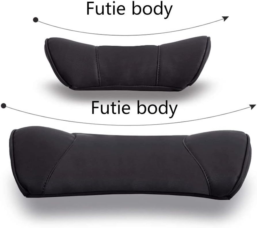 Lumbar Pillow-Leather Lumbar Car Cushion Cushion Lumbar Pad Synthetic Fiber Back Cushion Seat Headrest Lumbar Suit(White-Dinosaur Doodle4)