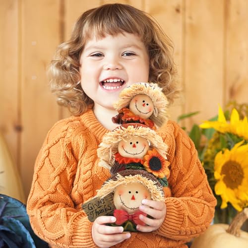 Hodao Autumn Thanksgiving Scarecrow Decoration Handmade Thanksgiving Decoration For Living Room Garden Dining Room Decoration Gifts thumb #4