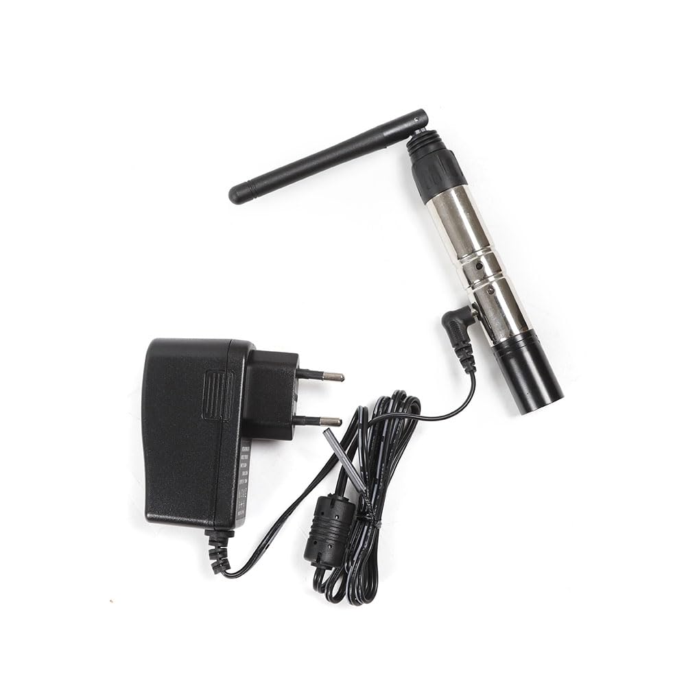 Récepteur DMX512 Sans Fil Kit 8 Récepteurs DMX512 Sans Fil 2,4GHz - Pour Bars, DJ, Scènes - 126 Canaux - Portée 400m - Contrôle Lumières équipement DJ Bar