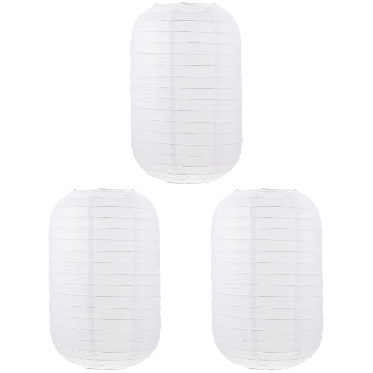 ARTIBETTER 3 juegos de faroles japoneses lisos de papel de estilo japonés para decoración del hogar, restaurante, 2 unidades