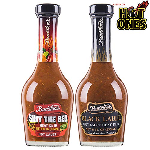 Buy Bunsters Shit The Bed 12/10 Heat Hot Sauce - Chili Pepper ...