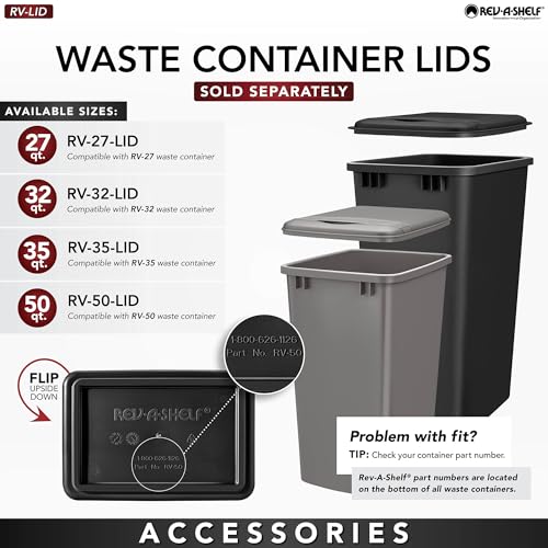 Caneca de basura doble extracción 35 Qt blanca miniatura 5
