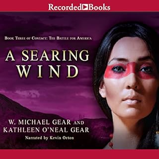 A Searing Wind Audiolibro Por W. Michael Gear, Kathleen O'Neal Gear arte de portada