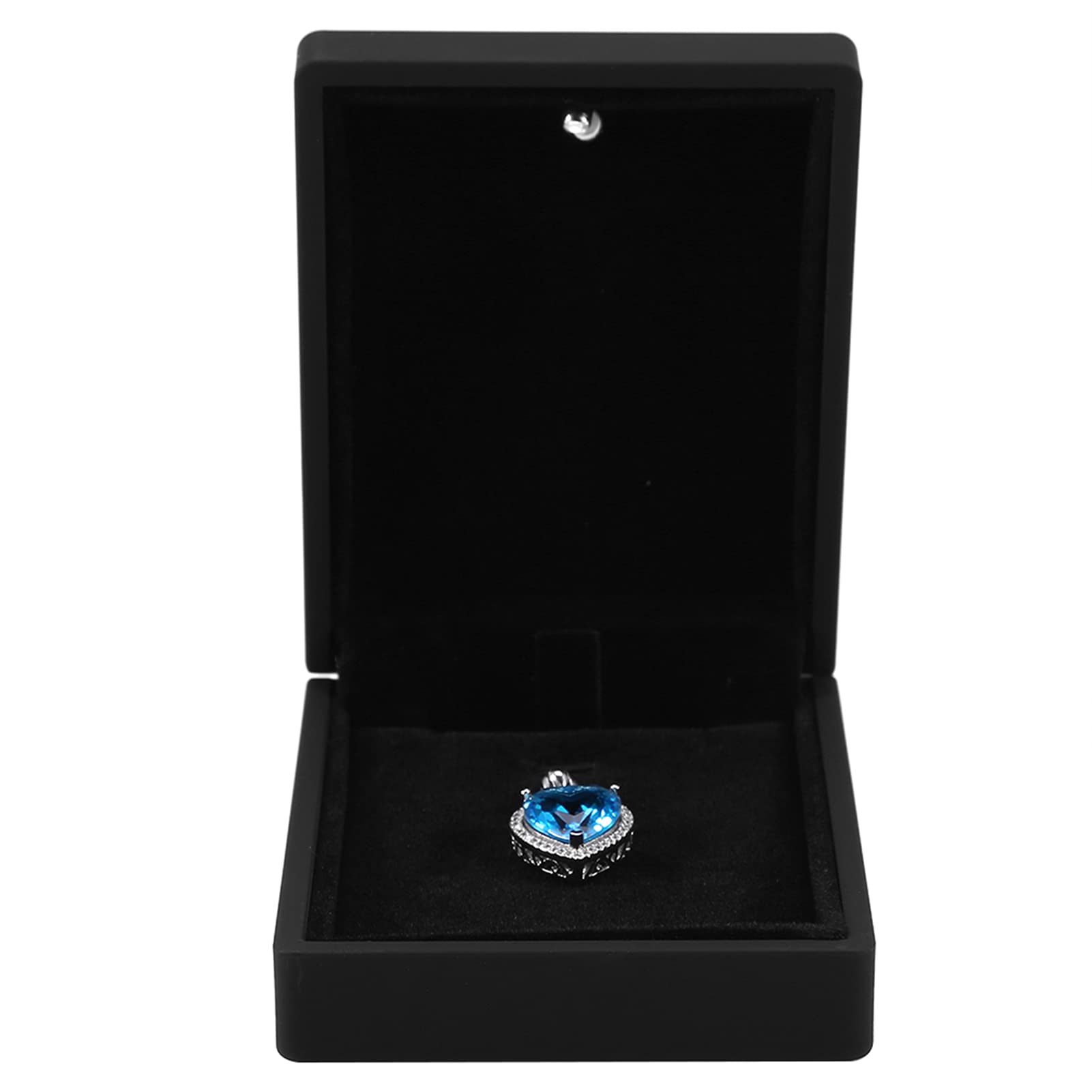 Ymiko LED Lighted Jewelry Box Storage Box for Rings Pendants Bracelets Necklaces (Pendant Box)