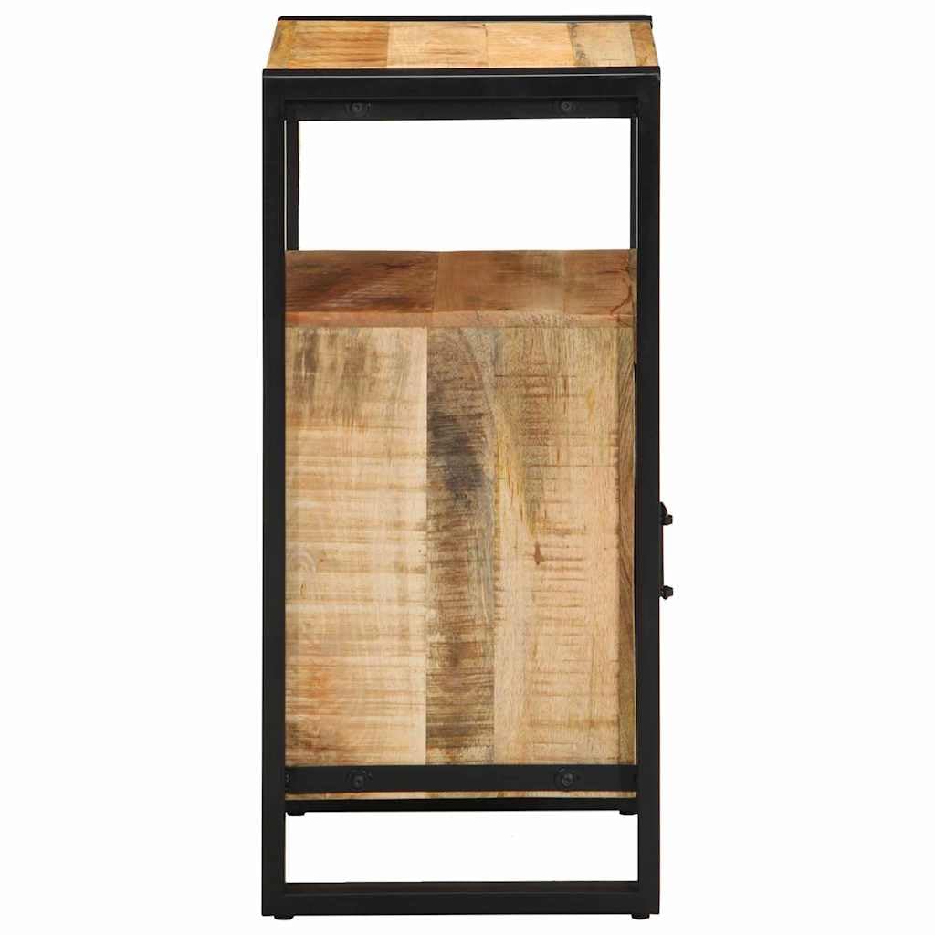 Mueble de baño (madera maciza, mango marrón, 40 x 35 x 75 cm)