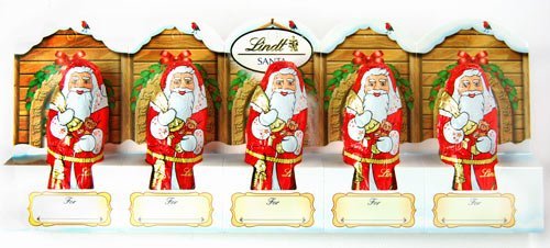 Lindt Milk Chocolate Santa 50g (5 Santa) Lindt Milk Chocolate Santa 50g (5 Santa)