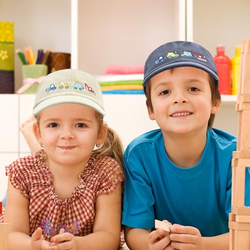ZGDG Kids Boys Girls Baseball Cap Toddler Embroidery Car Trucker Hat Adjustable Washed Vintage Sun Fishing Hat for 3-8 Years2