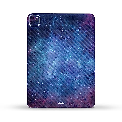 Image of MightySkins Carbon Fiber Skin Compatible with Apple iPad Pro 11 inch M2 4th Gen (2022) Full Wrap Kit - Nebula | Protective, Durable Textured Carbon Fiber Finish | Easy to Apply | Made in The USA