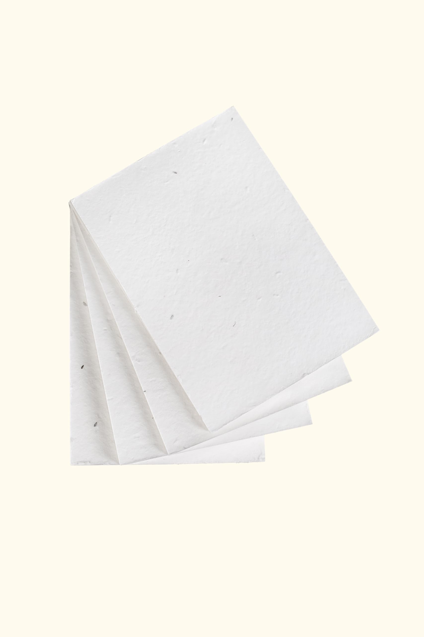 Wanderings Handmade Flower Seed Paper – 5.8 x 8.3” / A5 Size – Pack of 50 – Plantable Wildflower Seed Paper for Watercolour, Writing, Cards & Invitations – 250 GSM Cold Pressed