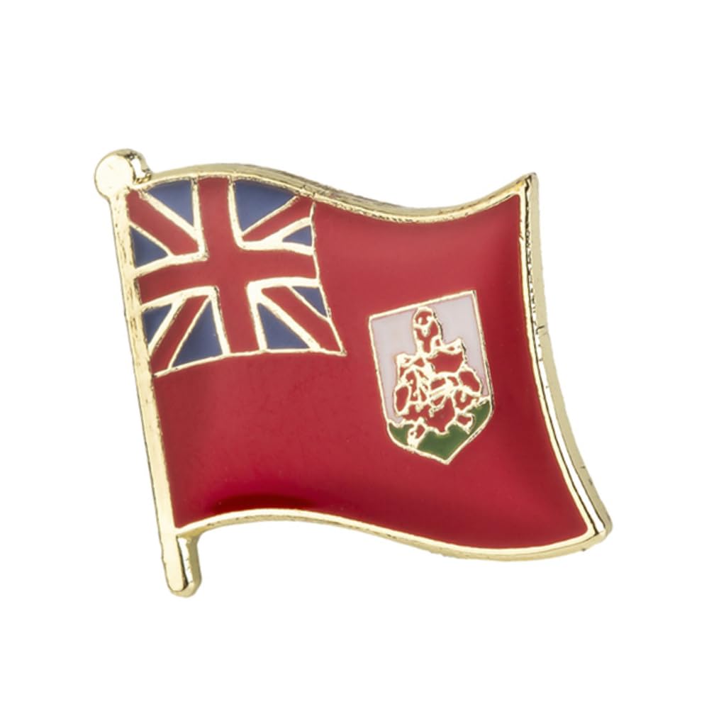 Panda LocoBermuda National Flag Metal Enamel Pin Badge Lapel