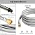 ATKKE 10FT High Pressure Propane Extension Hose with Conversion Couplings Kit, Steel Braided Propane Gas Line with Pipe Fitting 3/8" Flare for BBQ Grill, Heater, Fire Pit