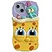 Ultra Thick Soft Silicone 3D Cartoon Phone Case for Apple iPhone 11 iPhone11 Yellow Animation Anime Character Ocean Sea Cute Lovely Fun Cool Kids Girls Boys Women