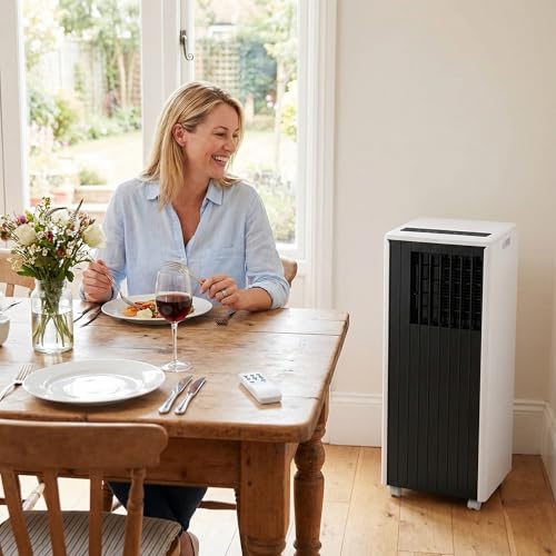 Image of 8000 BTU Portable Air Conditioners, 4-in-1 Cooling AC Portable Air Conditioner for Room with Sleep Mode, Ventless Floor Air Conditioner, 3 Speeds Fan & Dehumidifier