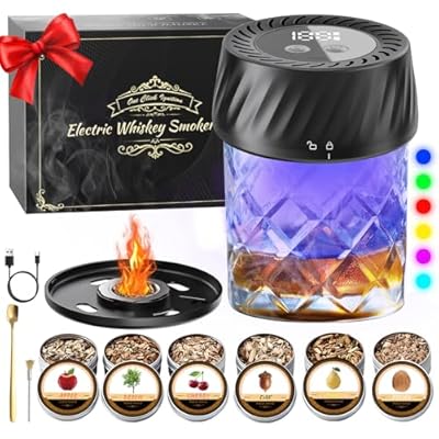 PUFTEM Electric Whiskey Smoker Kit, Cocktail Sm...