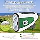 PTHTECHUS Golf-Entfernungsmesser mit Neigungsfunktion – 1200 Yards Laser-Entfernungsmesser mit Magnetstreifen, 7-facher Vergrößerung, Fahnenstock-Vibration, wiederaufladbar, IP54 wasserdicht