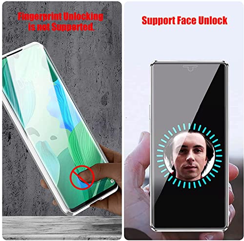 Magnetic Case for Samsung S22 Ultra, Magnetic Tempered Glass Double Sided Phone Case for S22 Ultra with Screen Protector, 360 Full Protective Case with Safety Lock for Samsung Galaxy S22 Ultra - Black - Image 5
