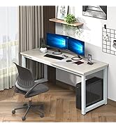 テーブル・机 Igors new desk Amazon.com: NSdirect Large Office Desk