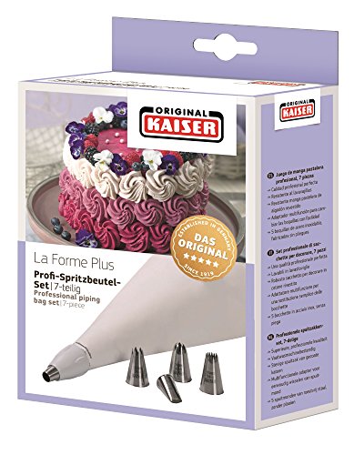 ORIGINAL KAISER Icing bag set 'Perfect' 7 pcs., Stainless Steel, White/Silver materials, Dishwasher safe - Image 11