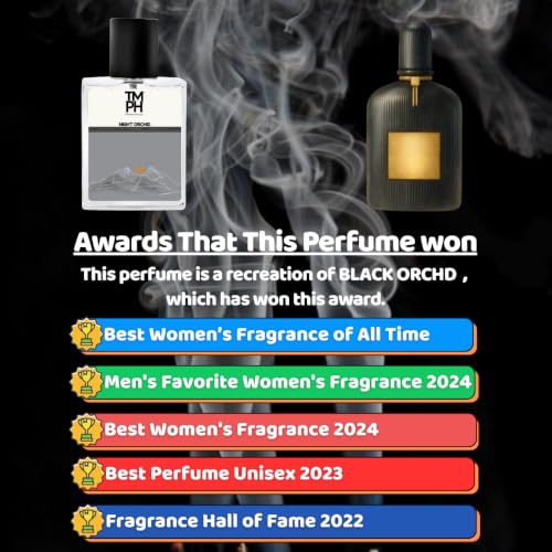 Image of TMPerfumehouse Night Orchid EDP for Men & Women | Rich, Dark & Long Lasting Perfume Spray | Warmspicy, Earthy & Woody Fragrance | Luxury Gift for Him & Her | TMPH | 50ml