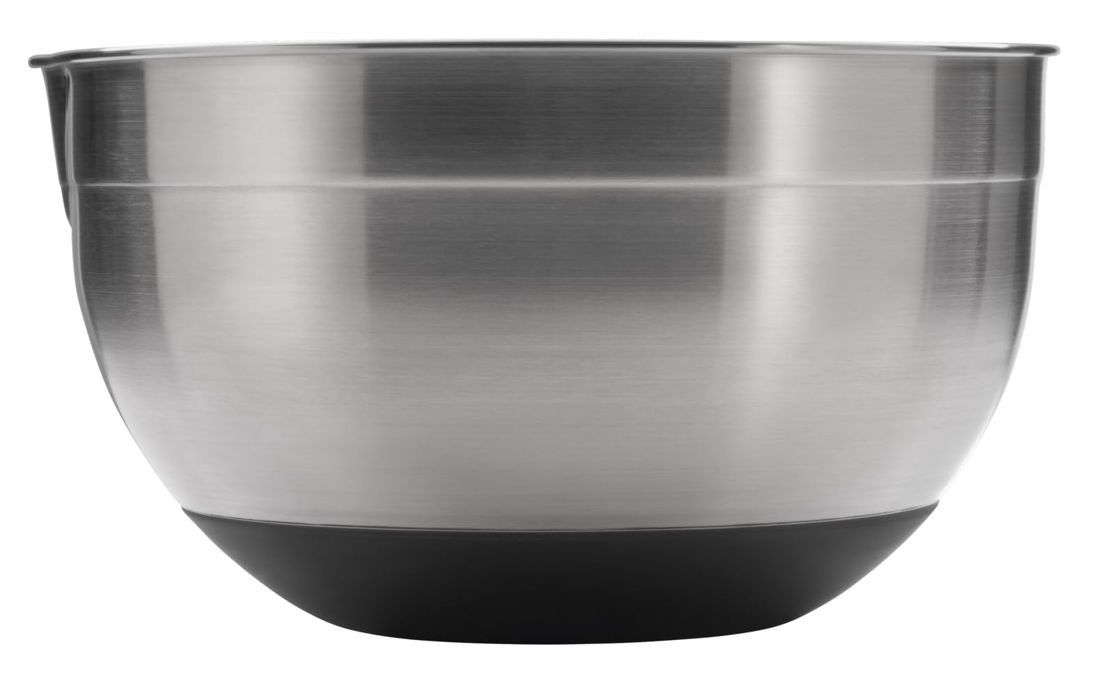 WMF Gourmet - Cuenco de Cocina 24 cm, Bol para Mezclar 5L con Base de Silicona, Acero Inoxidable Cromargan, Apto para Lavavajillas