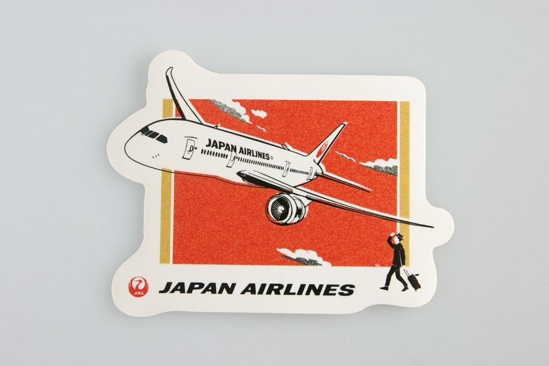 JAL日本航空 千社札シール Amazon | 日本航空 JAL 千社札 都道府県シール ノベルティ