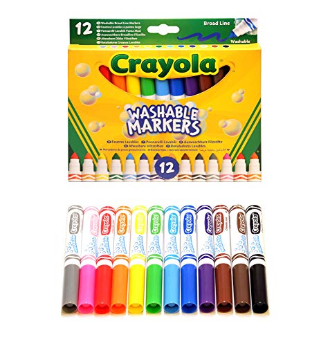 CRAYOLA Scorta 4 confezioni di 12 Pennarelli Maxi