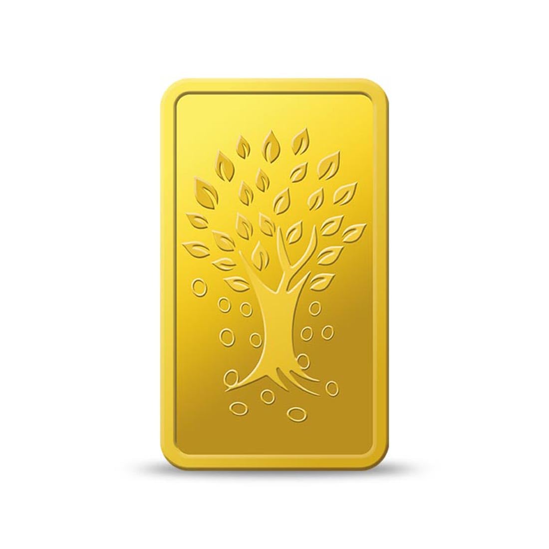 5 gm 24k (999.9) Kalpataru Tree Yellow Gold Bar