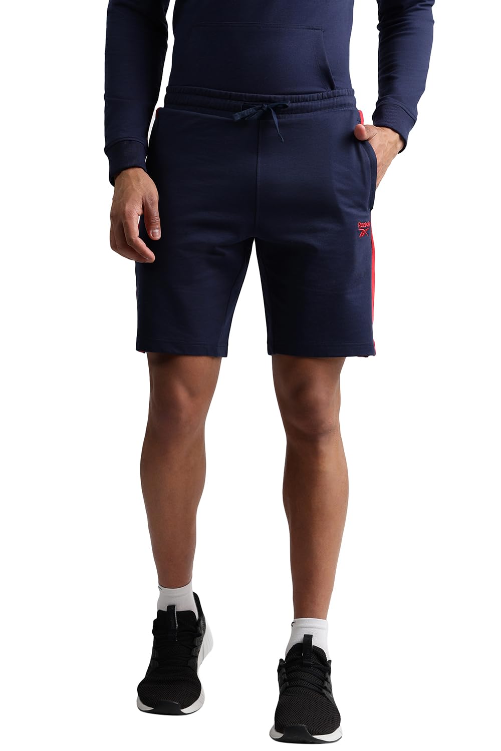 reebok Men's Cotton Blend Casual Shorts - Breathable Lightweight Regular Fit Shorts for Men | Comfortable Sports Shorts for Men | Gym Casual-picture-18