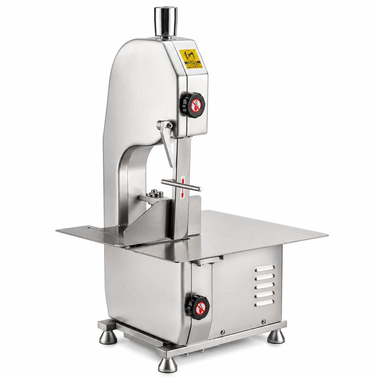 65-Inch Vertical Band Meat Saw by Glownary – Silver, Model Gbms-65