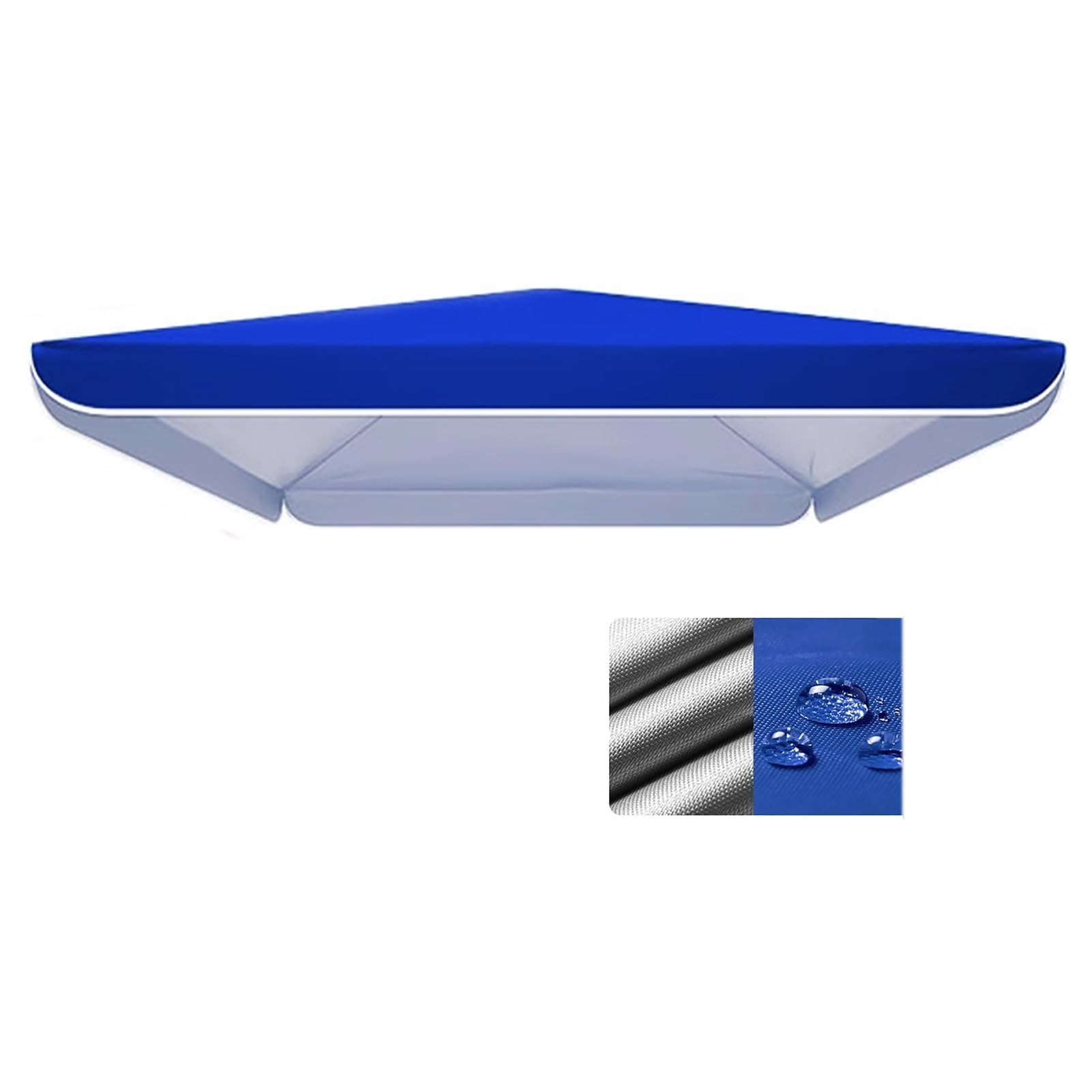 HENXUE Rectangle And Square Outdoor Parasol Canopy, Thick Double Layer Oxford Fabric, Replacement Parasol Canopy for Pool, Patio, Beach, Garden, Etc.,001,2.5X2.5M
