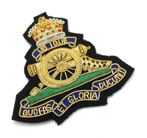 Badge Royal Artillery Crown pour restaurer un blazer militaire usé - 3