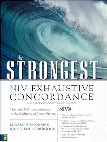 The Strongest NIV Exhaustive Concordance book cover