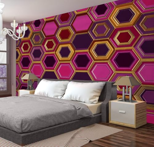 Tapisserie murale rouge pour habiller un grand mur vide salon chambre