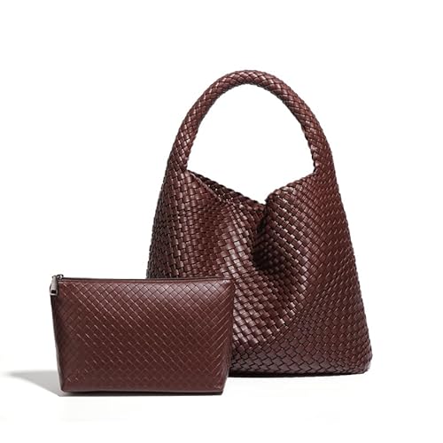 Woven Tote Bag for Women – Large Premium Vegan Leather