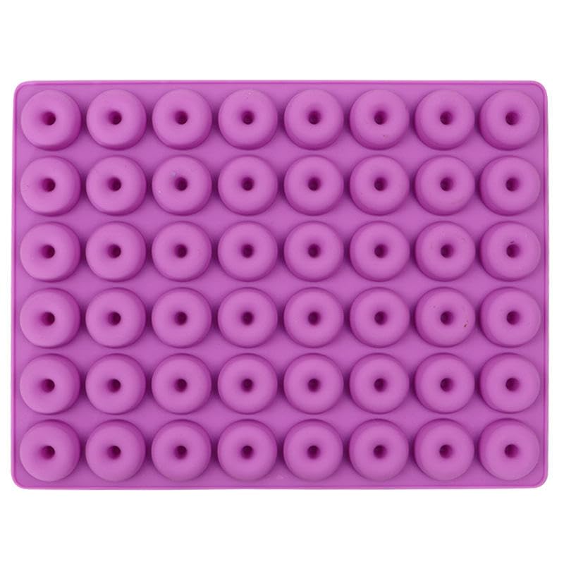 YellowCult 3D Baking Silicone Mould for Art & Craft, DIY, Resin Art, Charms, Soap, Chocolates, Candies, Ice Cubes, Wax Melts, Candles Making Supplies [Donut Design Silicone Mould]-image-25