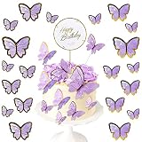 Los adornos de pastel de mariposas son ideales para compromisos, bodas, cumpleaños, fiestas de cumpleaños, fiestas en el jardín, baby shower, decoración del hogar, etc.