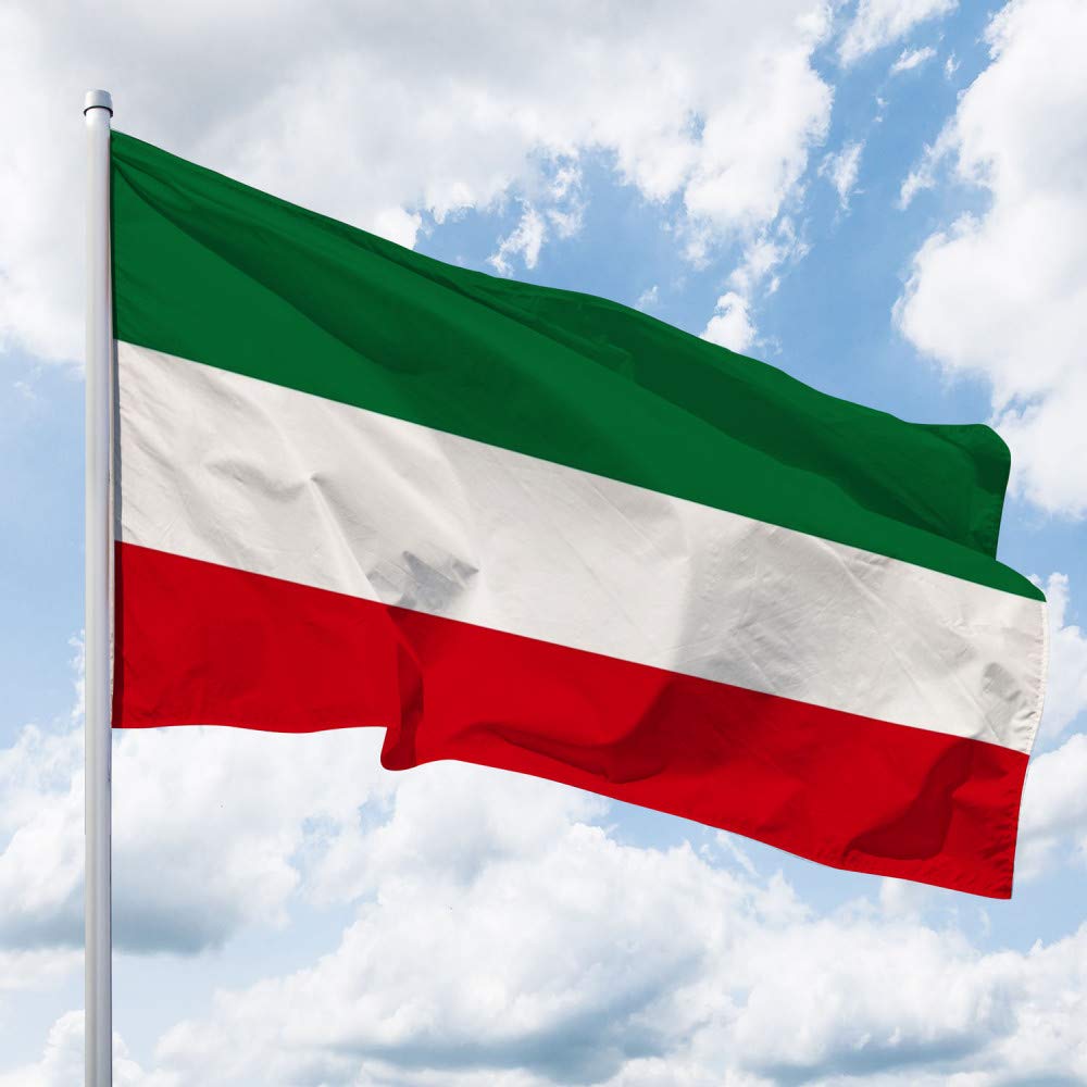 Deitert Bundesland-Flagge NRW – 200x120 cm NRW-Flagge ohne Wappen, Hissfahne aus reißfestem Polyester, NRW-Fahne mit Doppelsicherheitsnaht gesäumt