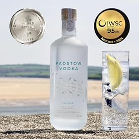 Buy Padstow Vodka 'Gun Point' 40% ABV 70cl – Cornish Barley, Award-Winning Freshness, Locally Distilled – Padstow Gin