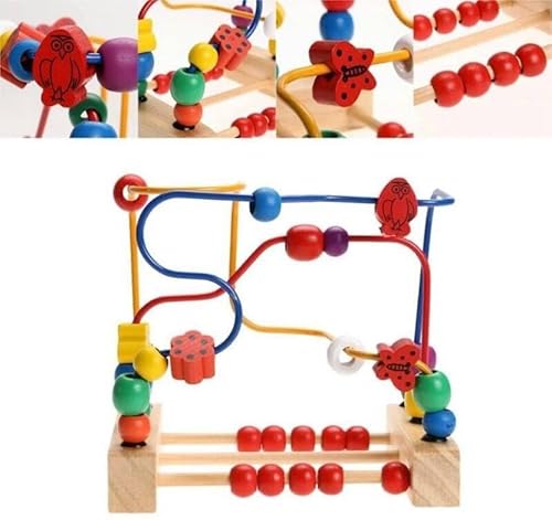 Little Mind Wooden Beads Maze (30 Pieces) Puzzle Game - Image 6