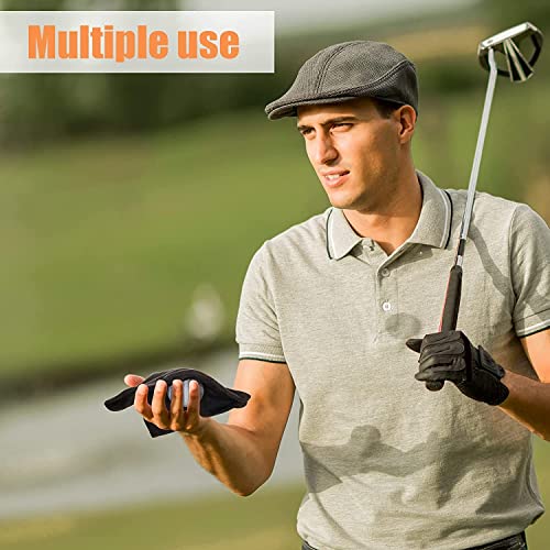 Lustrioustoy Golf Ball Towel 5.5 X 5.5 Inch – Wiping, Cleaning And Soaking Towel For Perfect Golfing – Portable Microfiber Wet/Dry Golf Ball Towel – Golf Accessories #TOP6
