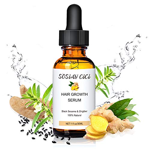 Hair Growth Serum, Hair Growth Treatment Oil for Hair Loss, Thinning, Balding, Ginger Hair Regrowth Oil, Promotes Thicker, Hair Loss Treatments for Men & Women-30ml