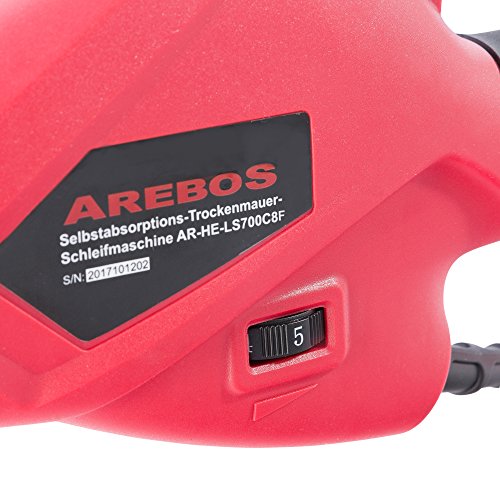 Arebos Lange hals schuurmachine standaard | 710 watt | Ø 225 mm - Afbeelding 4