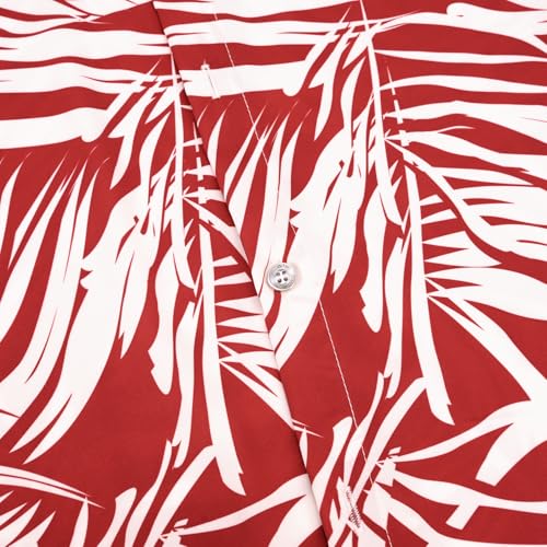 Image of Hawaiian Shirt for Men Tropical Shirts Summer Beach Button Down Short Sleeve Luau Aloha Floral Cruise Vacation Outfit 2026