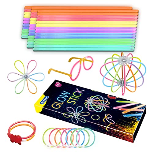 45-Pieces-Fluorescent-Bracelet-Lumineux-Fluo-Soiree-Sacs-de-Fete-Cadeaux-Pochette-Anniversaire-Enfant-Invite-Surprise-Goodies-Pour-Garcon-Fille