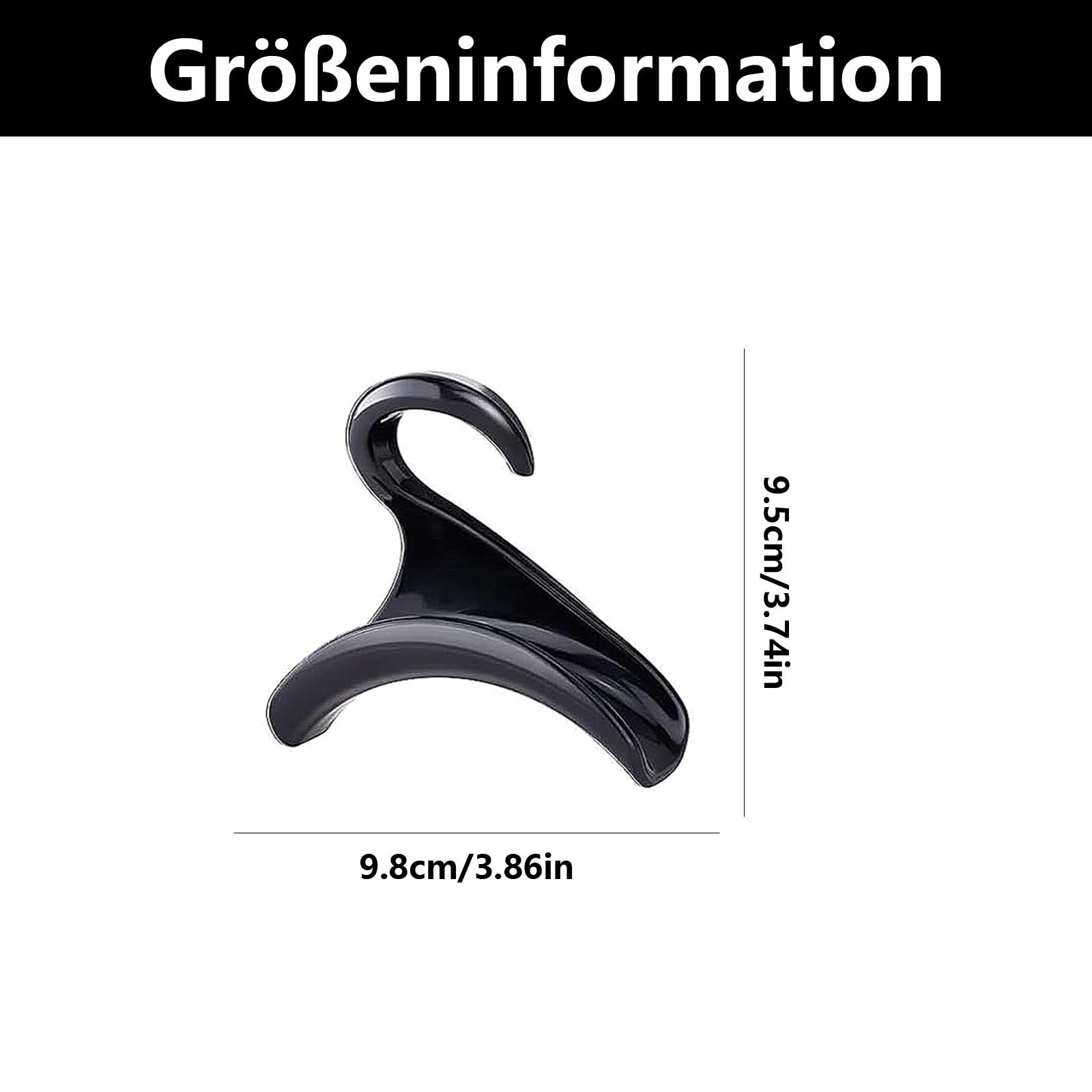 20 Stück Handtasche Kleiderbügel Haken Schrank - PP Taschenaufhänger Schwarz Für Rucksäcke, Schulranzen, Schals & Gürtel