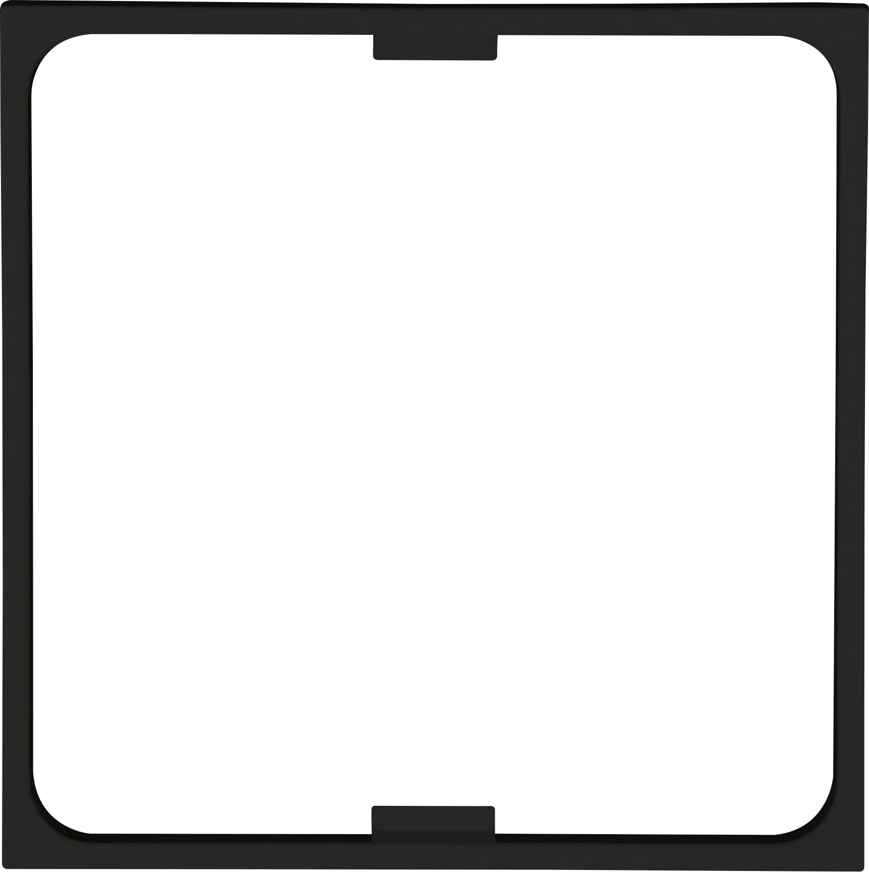 Cadre intermédiaire 50 x 50 pour interrupteur salon Kopp HK07 noir mat x10