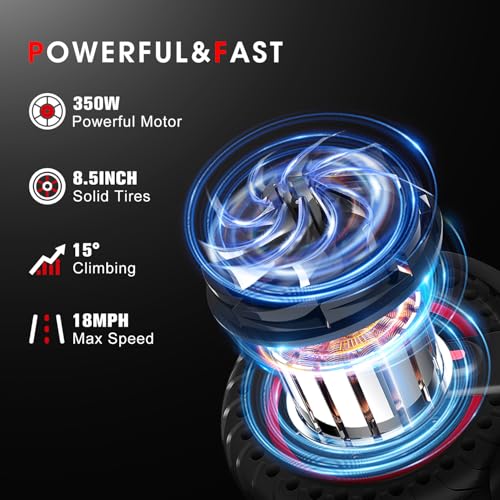 Electric Scooter Adults Powerful 350W Motor Portable