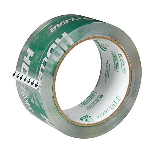 Duck Brand HD Clear High Performance Packaging Tape, 1.88-Inch x 54.6-Yard, Crystal Clear, Single Roll (297438) Size: Single Roll (Clear) Style: 54.6 Yards/Roll, Model: 297438, Office Shop