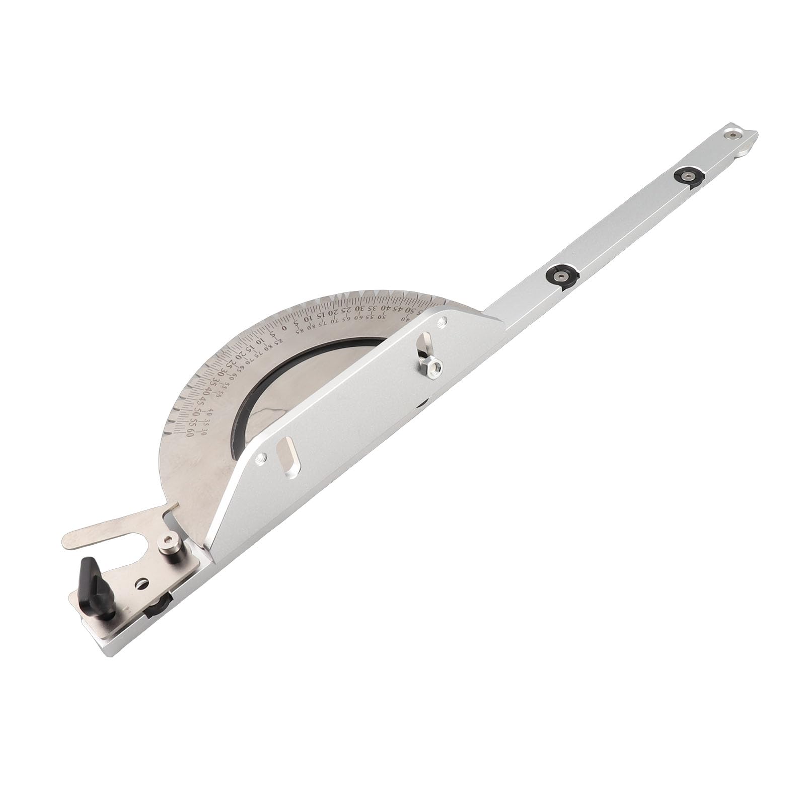 Generic Calibro Obliquo di Precisione per Seghe da Tavolo e Tavoli Fresa, Barra Obliqua Standard in Alluminio da 3/8" X 3/4" con Meccanismo di Bloccaggio, Utensile da Taglio Angolare per la